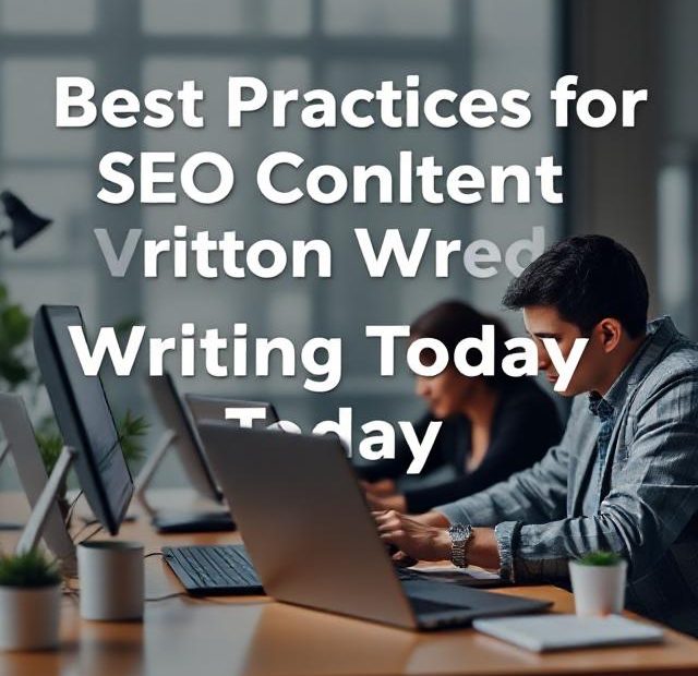 Best Practices for SEO Content Writing Today