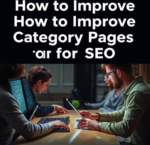How to Improve Category Pages for SEO: A Step-by-Step Guide