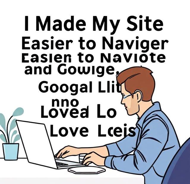 I Made My Site Easier to Navigate, and Google Kinda Loved It
