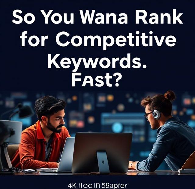 So You Wanna Rank for Competitive Keywords... Fast?