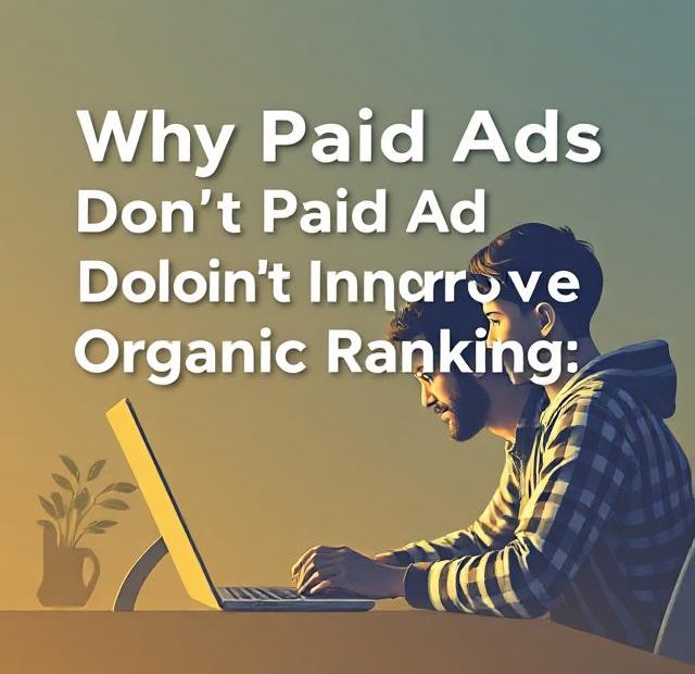 Why Paid Ads Don’t Improve Organic Rankings